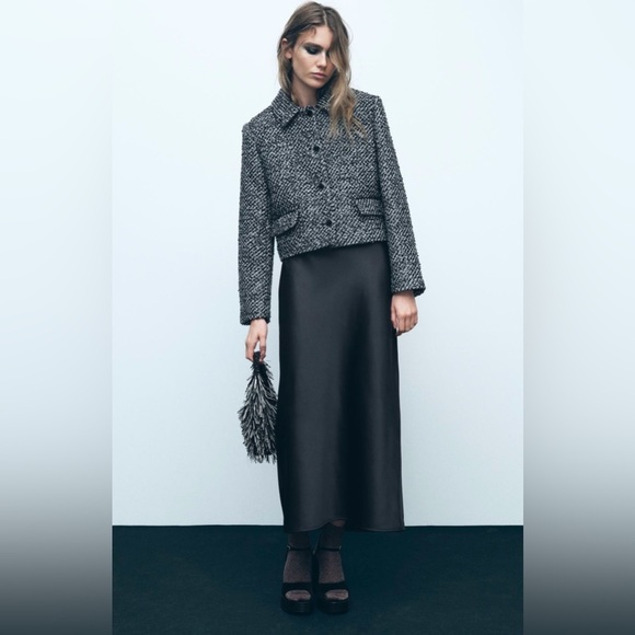 Brand new ZARA Textured Sequin Blazer S with tag on ! - Picture 13 of 13